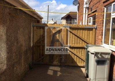 Timber Double Gates